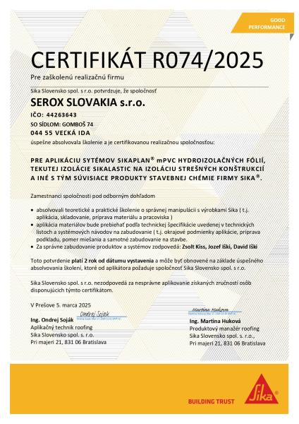 Certifikt-SIKA-SEROX-SLOVAKIA-sro-mPVC---signedpage-0001